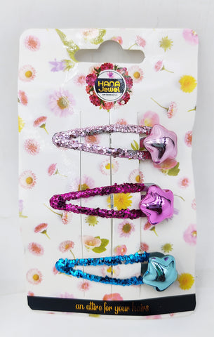 Hana Jewel 12 Pcs Sparkling Dazzle Small Glitter Star-Shaped Tic Tac Hair Clips - Colorful & Stylish Hair Pins for Girls (Multicolor) Hana Jewel 12 Pcs Sparkling Dazzle Small Glitter Star-Shaped Tic Tac Hair Clips - Colorful & Stylish Hair Pins for Girls (Multicolor)