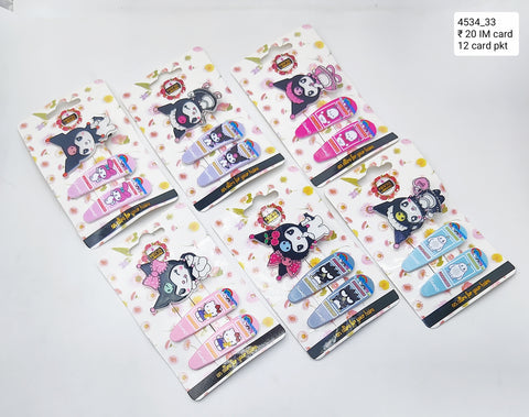 Impression Chocuk Karomi Patterned Snap Buckle Set - 12 Pcs, Stylish and Cute Hair Accessories for Girls & Women Impression Chocuk Karomi Patterned Snap Buckle Set - 12 Pcs, Stylish and Cute Hair Accessories for Girls & Women