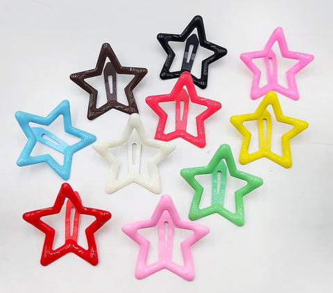 Impression Store 12 Pcs Mix Design Metal Tic Tac Star Hair Clips Set for Kids, Girls & Women Impression Store 12 Pcs Mix Design Metal Tic Tac Star Hair Clips Set for Kids, Girls & Women