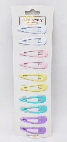 LiJie Jewelry Accessory 12 Pcs Multicolor Tic Tac Clips Hair Pins - Stylish Hair Accessories for Girls & Women LiJie Jewelry Accessory 12 Pcs Multicolor Tic Tac Clips Hair Pins - Stylish Hair Accessories for Girls & Women