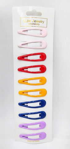 LiJie Jewelry Accessory 12 Pcs Multicolor Tic Tac Clips Hair Pins - Stylish Hair Accessories for Girls & Women LiJie Jewelry Accessory 12 Pcs Multicolor Tic Tac Clips Hair Pins - Stylish Hair Accessories for Girls & Women