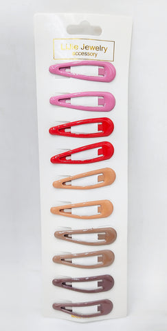 LiJie Jewelry Accessory 12 Pcs Multicolor Tic Tac Clips Hair Pins - Stylish Hair Accessories for Girls & Women LiJie Jewelry Accessory 12 Pcs Multicolor Tic Tac Clips Hair Pins - Stylish Hair Accessories for Girls & Women