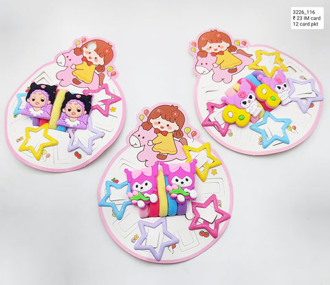 Pack of 12 Kawaii Anime Cartoon Cloud Hair Barrettes - Cute Flower Bow Claw Clips & Flat Hair Pins for Girls, Women and Kids Pack of 12 Kawaii Anime Cartoon Cloud Hair Barrettes - Cute Flower Bow Claw Clips & Flat Hair Pins for Girls, Women and Kids