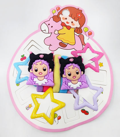 Pack of 12 Kawaii Anime Cartoon Cloud Hair Barrettes - Cute Flower Bow Claw Clips & Flat Hair Pins for Girls, Women and Kids Pack of 12 Kawaii Anime Cartoon Cloud Hair Barrettes - Cute Flower Bow Claw Clips & Flat Hair Pins for Girls, Women and Kids