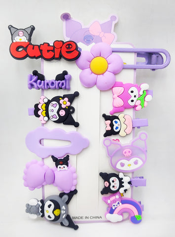 Pack of 12 Pcs BHLFRH Kawaii Anime Cartoon Cloud Hair Barrettes - Cute Flower Bow Claw Clips & Flat Hair Pins for Girls & Women Pack of 12 Pcs BHLFRH Kawaii Anime Cartoon Cloud Hair Barrettes - Cute Flower Bow Claw Clips & Flat Hair Pins for Girls & Women