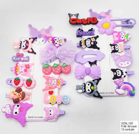 Pack of 12 Pcs BHLFRH Kawaii Anime Cartoon Cloud Hair Barrettes - Cute Flower Bow Claw Clips & Flat Hair Pins for Girls & Women Pack of 12 Pcs BHLFRH Kawaii Anime Cartoon Cloud Hair Barrettes - Cute Flower Bow Claw Clips & Flat Hair Pins for Girls & Women