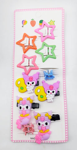 Pack of 12 Pcs Baby Hair Clips and Cartoon Star Hair Clips - Multicolour Hair Accessories for Girls and Kids Pack of 12 Pcs Baby Hair Clips and Cartoon Star Hair Clips - Multicolour Hair Accessories for Girls and Kids