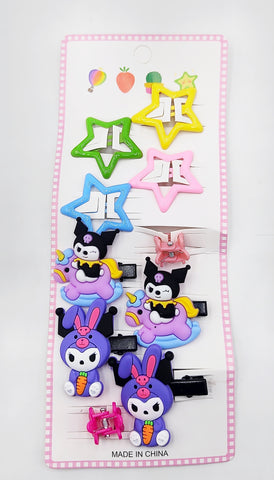 Pack of 12 Pcs Baby Hair Clips and Cartoon Star Hair Clips - Multicolour Hair Accessories for Girls and Kids Pack of 12 Pcs Baby Hair Clips and Cartoon Star Hair Clips - Multicolour Hair Accessories for Girls and Kids