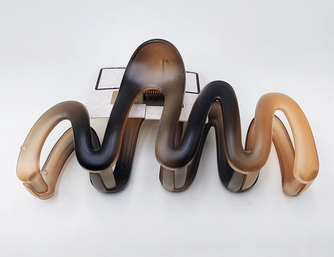 Pack of 12 Pcs Multicolor Wavy Hair Claw Clips - Metal Acetate Claw Clips for Medium to Thick Hair Pack of 12 Pcs Multicolor Wavy Hair Claw Clips - Metal Acetate Claw Clips for Medium to Thick Hair