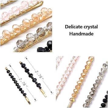 Impression Hair Clips Wenida 24 Pieces Fashion Crystal Metal Hair Pins Barrettes Bobby Pins Decorative Hair Styling for Women Girls, pack of 24 pcs) Impression Hair Clips Wenida 24 Pieces Fashion Crystal Metal Hair Pins Barrettes Bobby Pins Decorative Hair Styling for Women Girls, pack of 24 pcs)