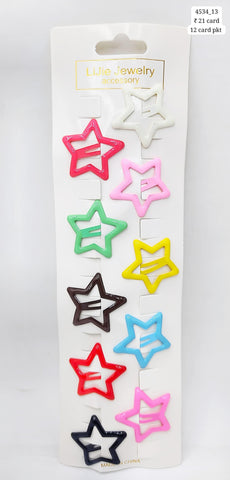 Kids Tic Tac Hair Clip Mix Color (12 Box Packet) Kids Tic Tac Hair Clip Mix Color (12 Box Packet)
