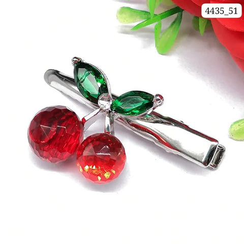 Impression Crystal Cherry Hair Clip and Pin (Pack of 12)