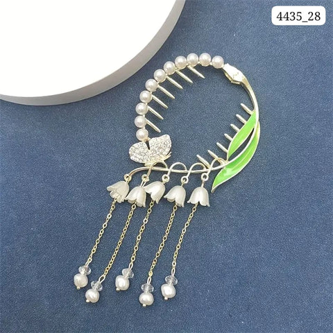 Impression Rhinestone Crystal Ponytail Hair Clips (Pack of 12)