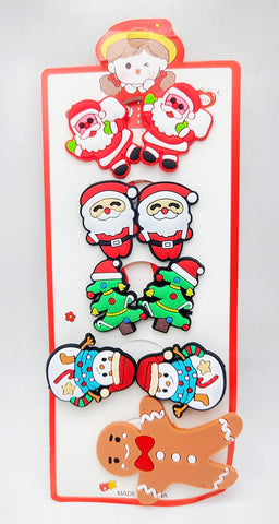 Pack of 12 Christmas Hair Accessories Set - Festive Hair Clips & Bobbles for Girls, Women, and Kids