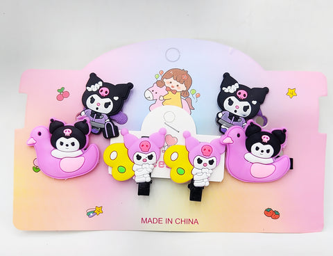 Pack of 12 Pcs Kawaii Cartoon Cloud Hair Barrettes - Cute Claw Clips & Hair Accessories for Baby Girls, Kids, and Gifts