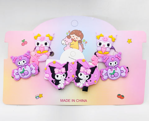 Pack of 12 Pcs Kawaii Cartoon Cloud Hair Barrettes - Cute Claw Clips & Hair Accessories for Baby Girls, Kids, and Gifts