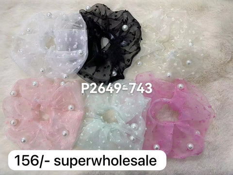 2649_743 | 12-PCS OPP PACKING | SCRUNCHIES | IMPRESSIONS4U