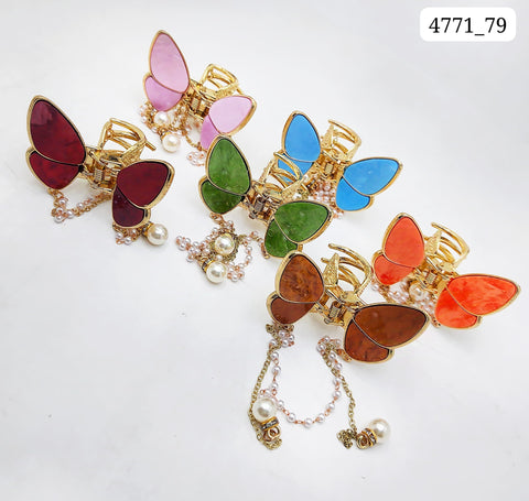 4771_79 | Butterfly Clutcher | 12-PCS OPP PACKING | (56/- RS PER PCS)