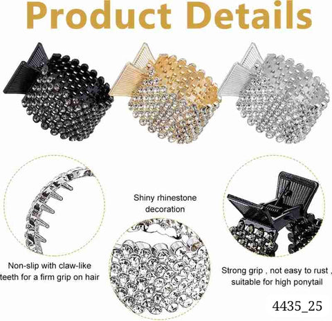Impression High Quality Metal Hair Accessory (Pack of 12)