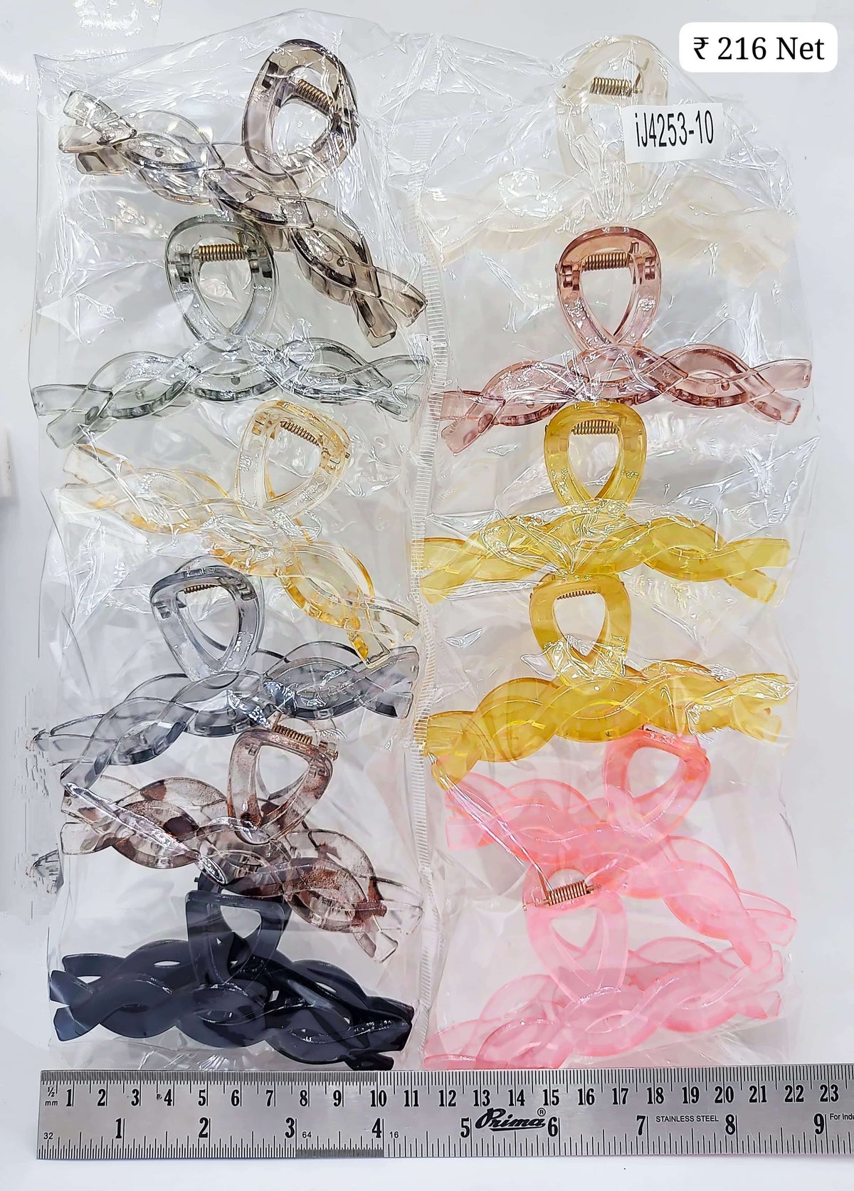 Impression Colored Acrylic Clutcher (Pack of 12)