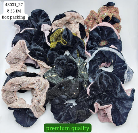 43031_27 | 12-PCS OPP PACKING | SCRUNCHIES | IMPRESSIONS4U