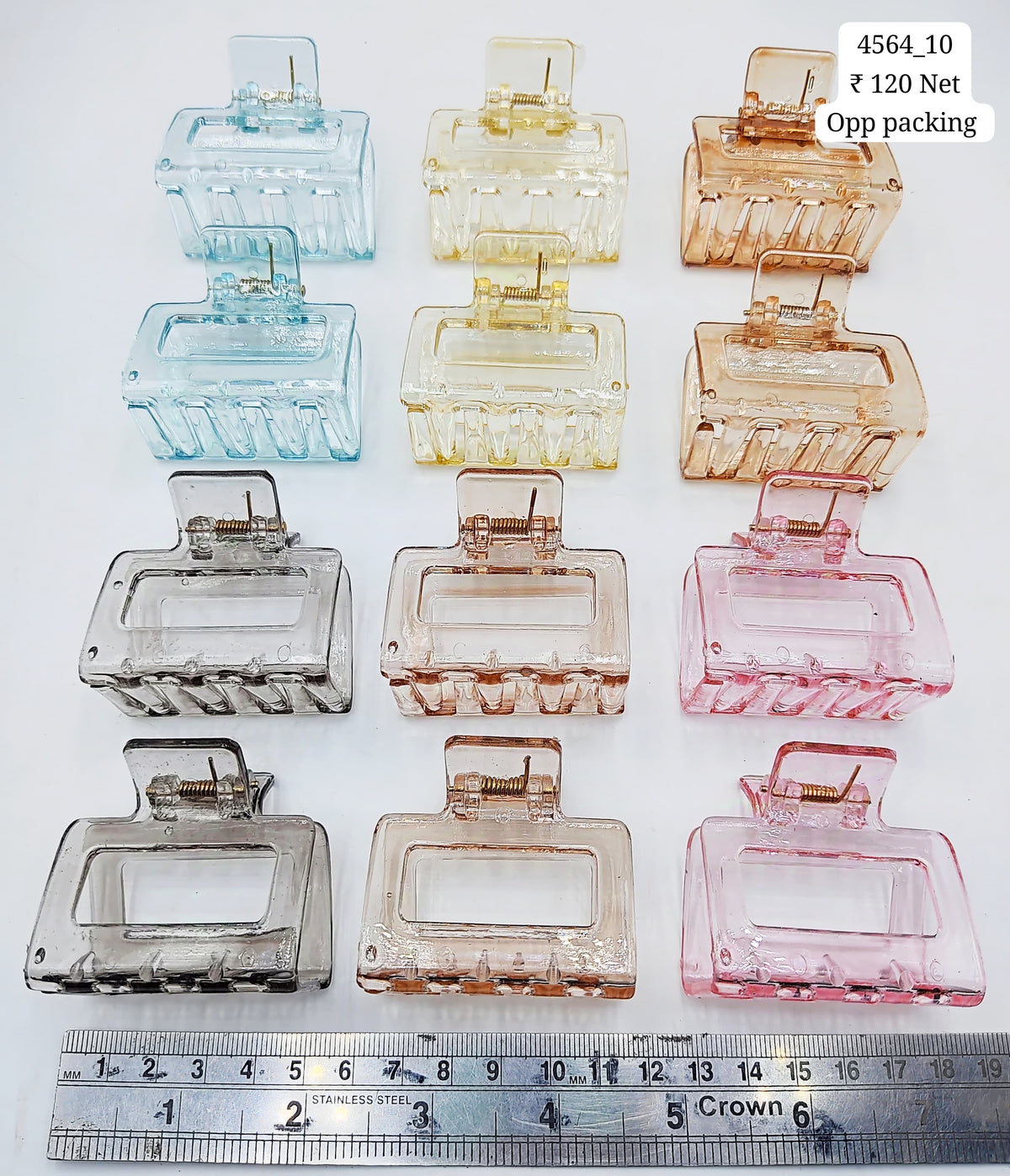 4564_10 | 12-PCS OPP PACKING | Quality Clutchers | IMPRESSION4U