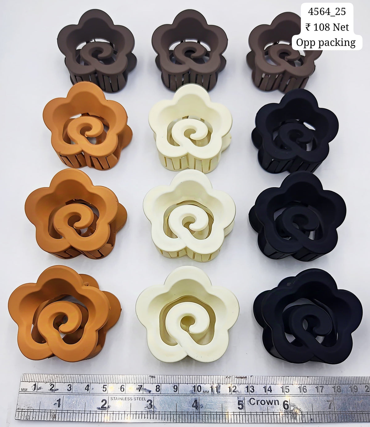 4564_25 |  12-PCS OPP PACKING | Quality Clutchers | IMPRESSION4U