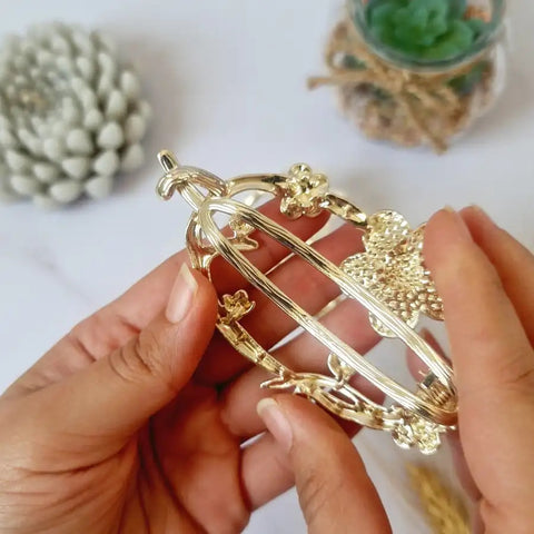 Impression flower-tassel-girl-hairpin-fashion-metal-hairpin-buckle-headwear-accessories