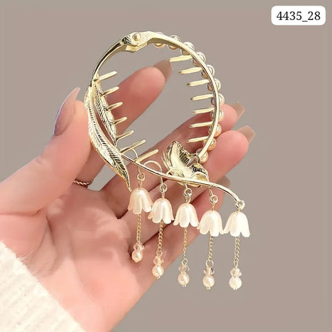 Impression Rhinestone Crystal Ponytail Hair Clips (Pack of 12)