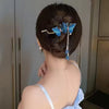 Impression Trendy Metal Butterfly Hairpin Large Pins Clip Headdress Women Fancy Hair Clips for Women Girls Wedding Party Hairpin Jewelry