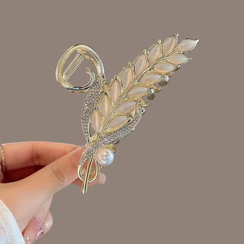 Impression  New Crystal Opal Hairpin Women's Fashion Hair Clasp Personality Elegant Hairpin
