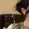 Impression Tassel Hanfu Hair Chopstick Head Piece