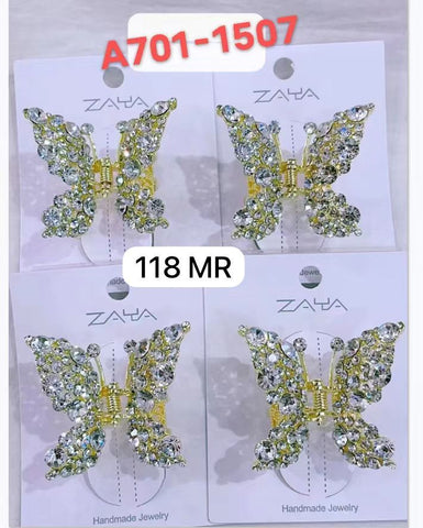 701-1507 ZAYA/SEOUL STYEL CLUTCHER| 12-PCS OPP PACKING| (118/- RS PER PCS)