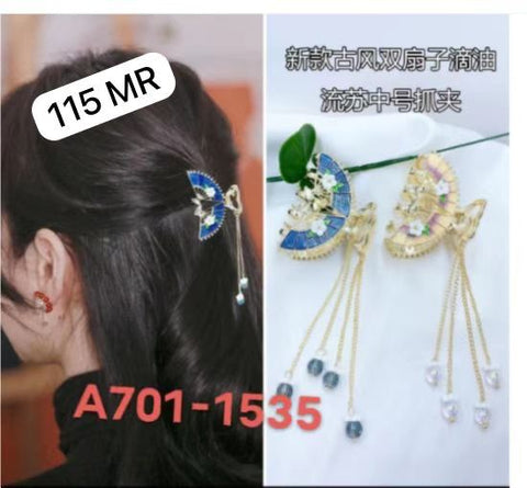 701-1535 ZAYA/SEOUL STYEL CLUTCHER| 12-PCS OPP PACKING| (115/- RS PER PCS)