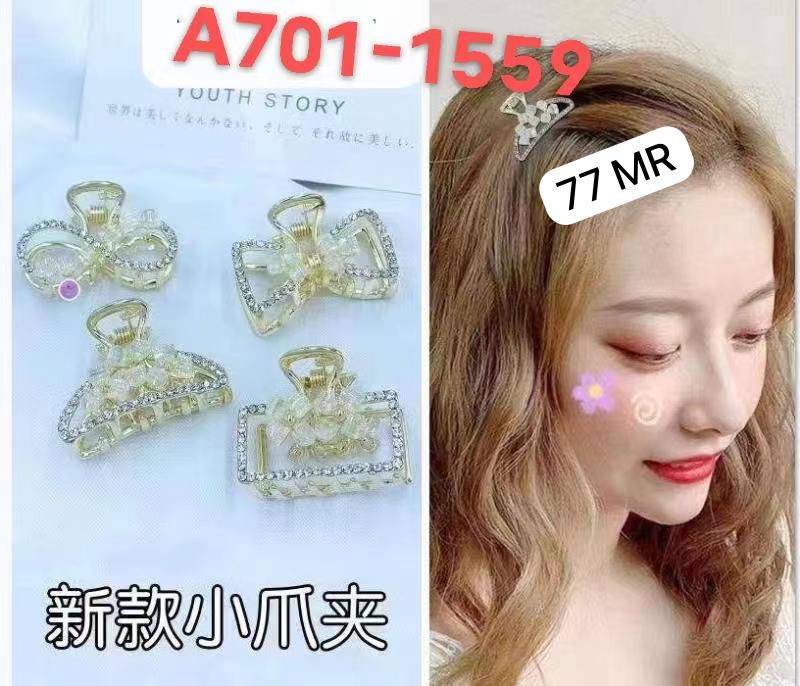 701-1559 ZAYA/SEOUL STYEL CLUTCHER| 12-PCS OPP PACKING| (77/- RS PER PCS)