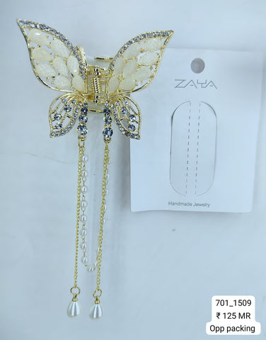 701-1509 ZAYA CLUTCHER| 12-PCS OPP PACKING| (125/- RS PER PCS)