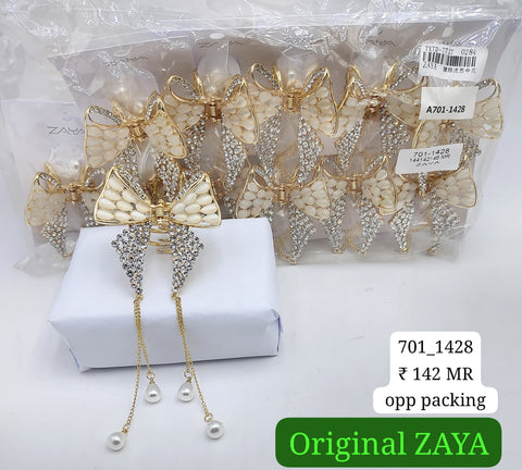 701-1428 ZAYA/SEOUL STYEL CLUTCHER| 12-PCS OPP PACKING| (142/- RS PER PCS)