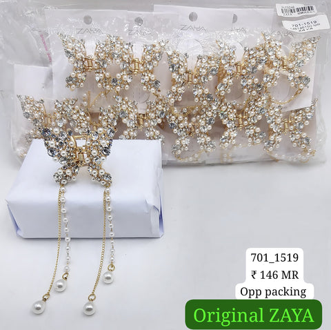 701-1519 ZAYA/SEOUL STYEL CLUTCHER| 12-PCS OPP PACKING| (146/- RS PER PCS)