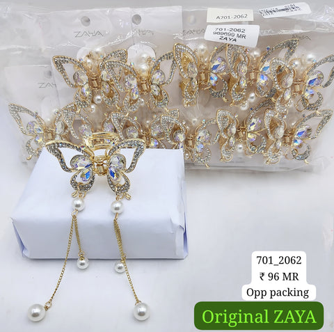 701-2062 ZAYA/SEOUL STYEL CLUTCHER| 12-PCS OPP PACKING| (96/- RS PER PCS)