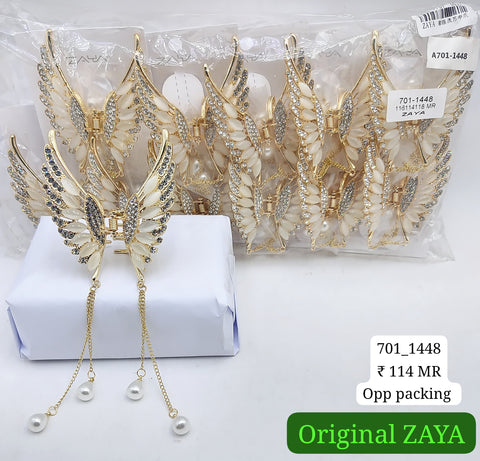 701-1448 ZAYA/SEOUL STYELCLUTCHER| 12-PCS OPP PACKING| (114/- RS PER PCS)