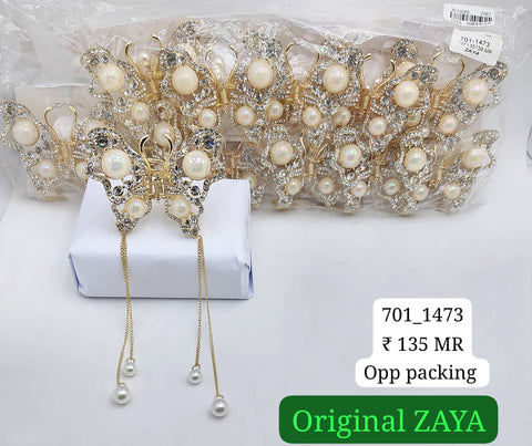 701-1473 ZAYA/SEOUL STYEL CLUTCHER| 12-PCS OPP PACKING| (135/- RS PER PCS)