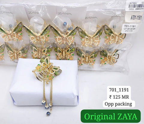 701-1191 ZAYA/SEOUL STYEL CLUTCHER| 12-PCS OPP PACKING| (125/- RS PER PCS)