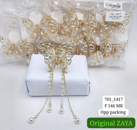 701-1417 ZAYA/SEOUL STYEL CLUTCHER| 12-PCS OPP PACKING| (146/- RS PER PCS)