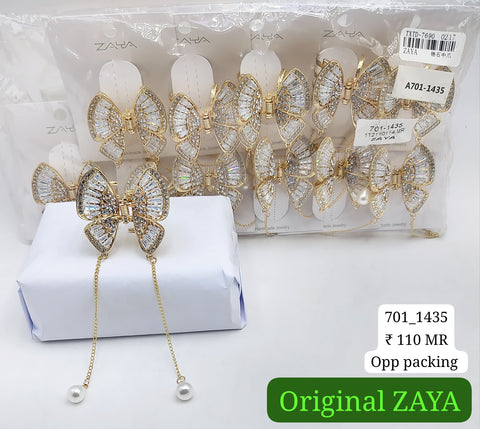 701-1435 ZAYA/SEOUL STYEL CLUTCHER| 12-PCS OPP PACKING| (110/- RS PER PCS)