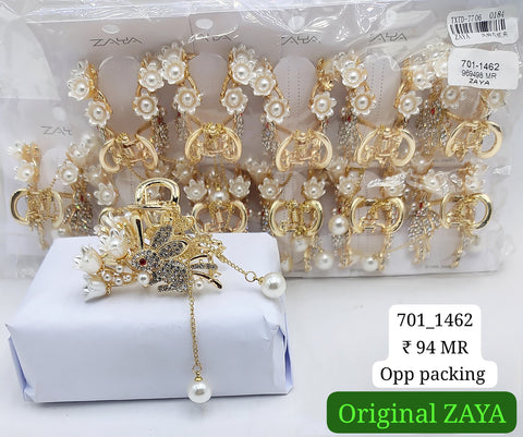 701-1462 ZAYA/SEOUL STYEL CLUTCHER| 12-PCS OPP PACKING| (94/- RS PER PCS)