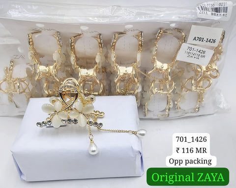 701-1426 ZAYA/SEOUL STYEL CLUTCHER| 12-PCS OPP PACKING| (116/- RS PER PCS)