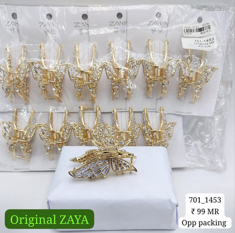 701-1453 ZAYA/SEOUL STYEL CLUTCHER| 12-PCS OPP PACKING| (99/- RS PER PCS)