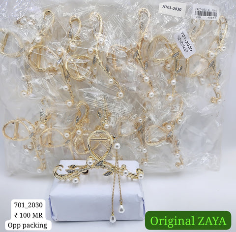 701-2030 ZAYA/SEOUL STYEL CLUTCHER| 12-PCS OPP PACKING| (100/- RS PER PCS)