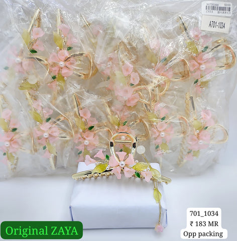 701-1034 ZAYA/SEOUL STYEL CLUTCHER| 12-PCS OPP PACKING| (183/- RS PER PCS)