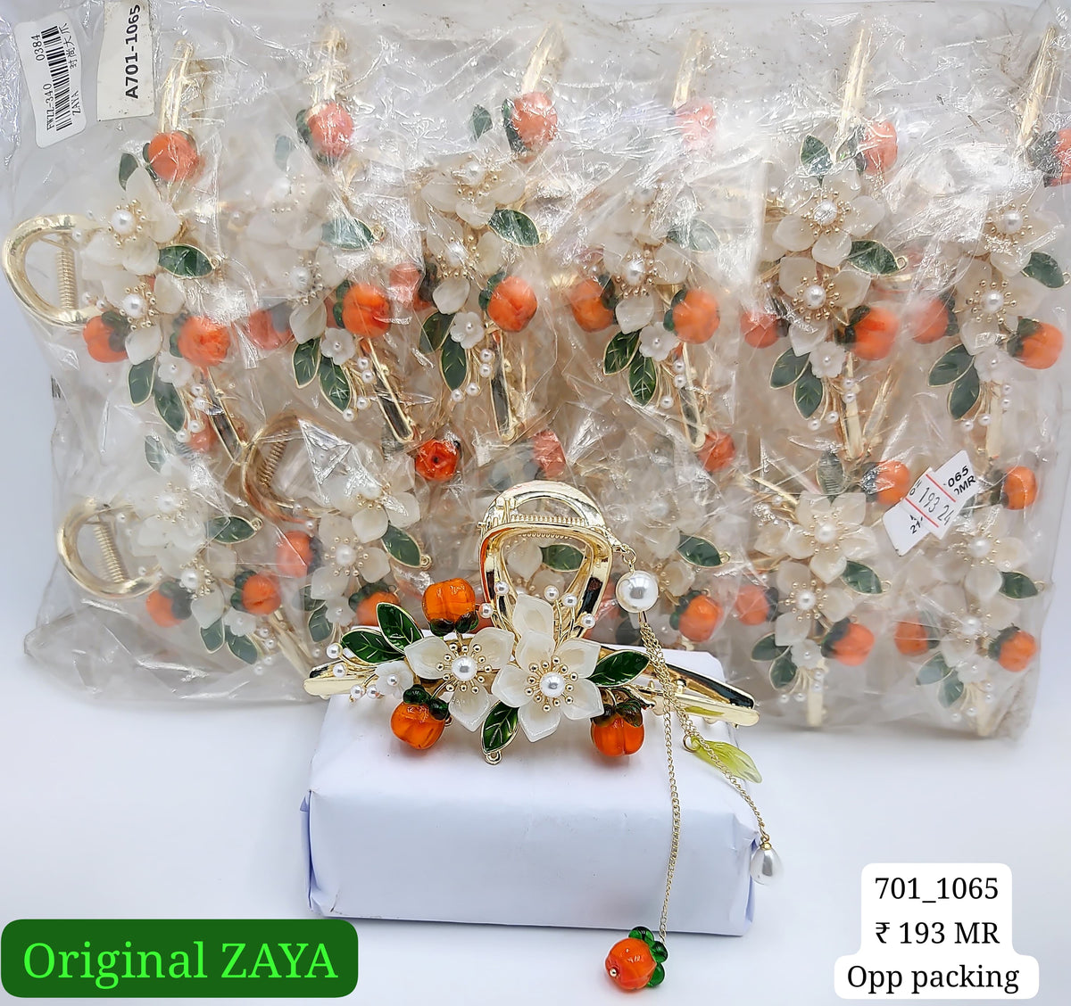 701-1065 ZAY/SEOUL STYEL CLUTCHER| 12-PCS OPP PACKING| (193/- RS PER PCS)